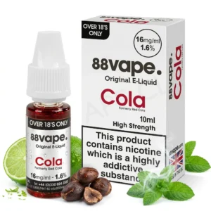 Cola, Menthol Freebase Nicotine E-Liquid by Vapouriz