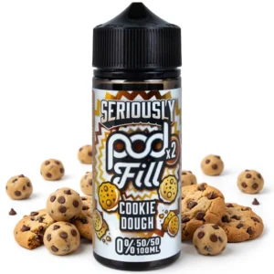 Cookie Dough Shortfill E-Liquid by Seriously Pod Fill x2 100ml