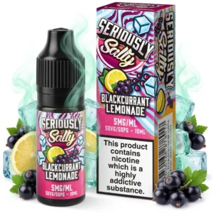 Blackcurrant, Lemonade, Menthol Salt Nicotine E-Liquid by Doozy
