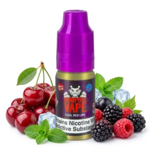 Cherry, Menthol, Mixed Berries freebase nicotine E-Liquid by Vampire Vape