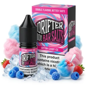 Candy Floss, Cotton Candy, Ice / Slush Salt Nicotine E-Liquid by Drip Hacks