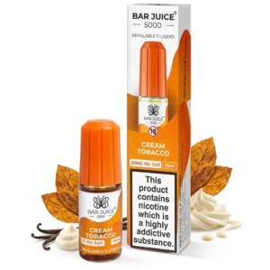 Cream, Tobacco Salt Nicotine E-Liquid by Bar Juice