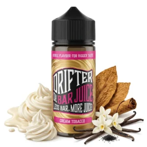 Cream Tobacco Shortfill E-Liquid by Drifter Bar Juice 100ml