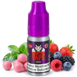 Bubblegum, Menthol, Mixed Berries freebase nicotine E-Liquid by Vampire Vape