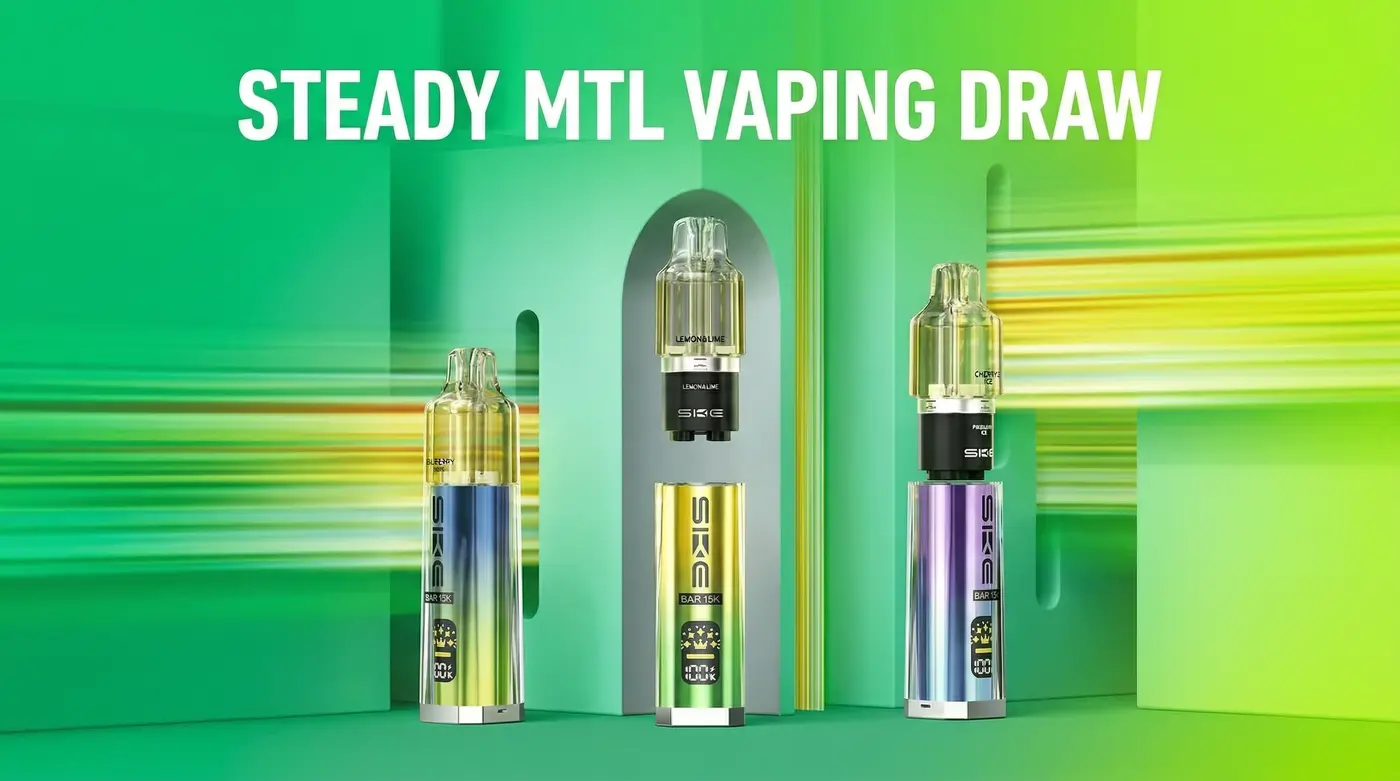 Steady MTL vaping Draw