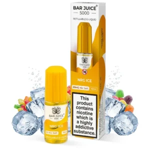 Energy Drink, Fizzy Soda Pop Ice Salt Nicotine by Bar Juice