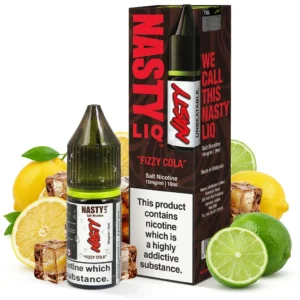 Cola, Fizzy / Soda Pop Salt Nicotine E-Liquid by Nasty