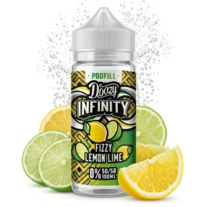 Fizzy Lemon Lime Shortfill E-Liquid by Doozy Infinity 100ml