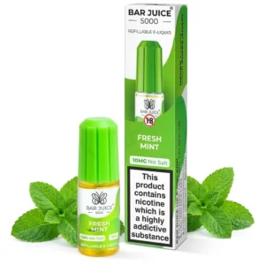 Mint Salt Nicotine E-Liquid by Bar Juice