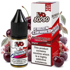 Cherry, Ice / Slush Freebase Nicotine E-Liquid by IVG