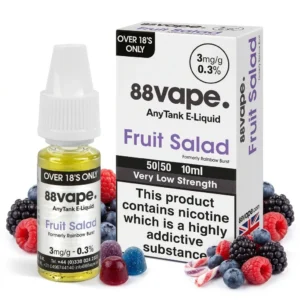 Mixed Berries, Sweets / Candy Freebase Nicotine E-Liquid