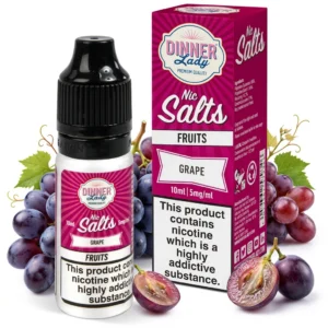 Grape Salt Nicotine E-Liquid by Dinner Lady