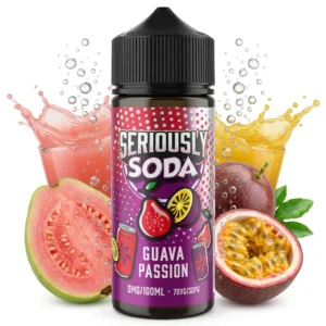 Guava Passion Shortfill E-Liquid by Seriously Soda 100ml