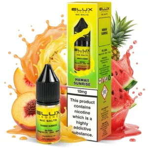 Peach, Pineapple, Watermelon Salt Nicotine E-Liquid by Elux
