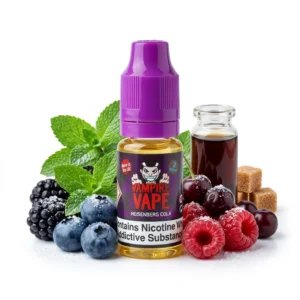Cola, Menthol, Mixed Berries freebase nicotine E-Liquid by Vampire Vape