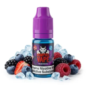 Menthol, Mixed Berries freebase nicotine by Vampire Vape