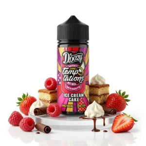 Ice Cream Cake Shortfill E-Liquid by Doozy Temptations 100ml