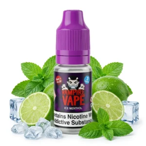 Menthol, Mint freebase nicotine by Vampire Vape