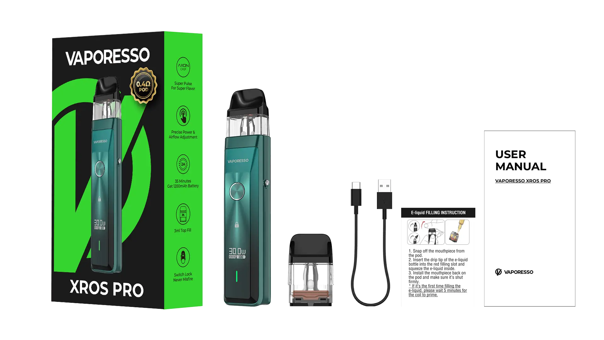 Vaporesso Xros Pro Vape Kit-package