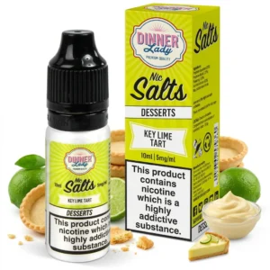 Cream, Lime, Pastry Salt Nicotine E-Liquid by Dinner Lady