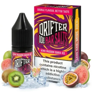 Guava, Ice / Slush, Kiwi, Passion Fruit Salt Nicotine E-Liquid by Drip Hacks