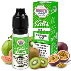Guava, Kiwi, Passion Fruit Salt Nicotine E-Liquid by Dinner Lady