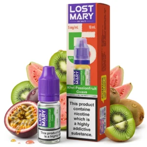 Guava, Kiwi, Passion Fruit Salt Nicotine E-Liquid by Lost Mary