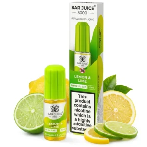 Lemon, Lime Salt Nicotine E-Liquid by Bar Juice
