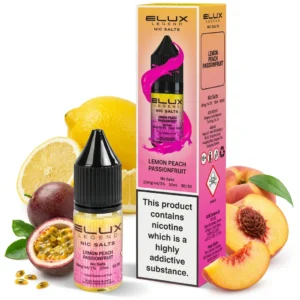 Lemon, Passion Fruit, Peach Salt Nicotine E-Liquid by Elux
