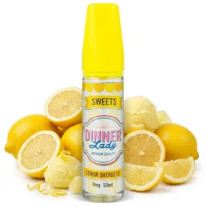 Lemon Sherbets Shortfill E-Liquid by Dinner Lady Sweets 50ml