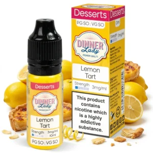 Lemon, Pastry Freebase Nicotine E-Liquid by Dinner Lady