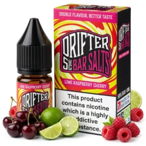 Cherry, Lime, Raspberry Salt Nicotine E-Liquid by Drip Hacks