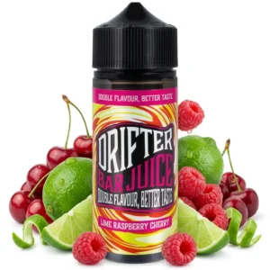 Lime Raspberry Cherry Shortfill E-Liquid by Drifter Bar Juice 100ml