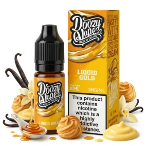 Cream, Custard, Pastry, Syrup, Vanilla Freebase Nicotine E-Liquid by Doozy