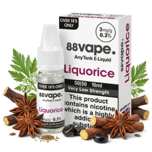 Aniseed Liquorice Freebase Nicotine E-Liquid by Vapouriz