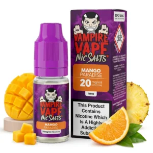 Mango, Orange, Pineapple Salt Nicotine E-Liquid by Vampire Vape