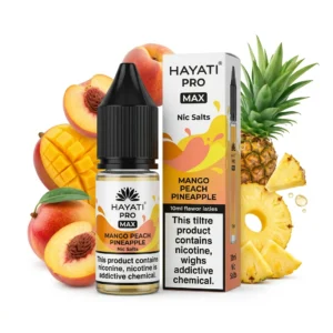 Mango, Peach, Pineapple Salt Nicotine E-Liquid by Hayati