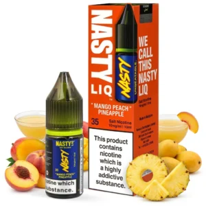 Mango, Peach, Pineapple Salt Nicotine E-Liquid by Nasty