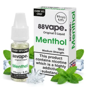 Menthol, Peppermint Freebase Nicotine by Vapouriz