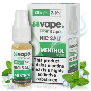 Menthol Nic Salt E-Liquid by 88Vape