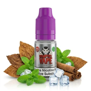 Menthol, Tobacco freebase nicotine E-Liquid by Vampire Vape