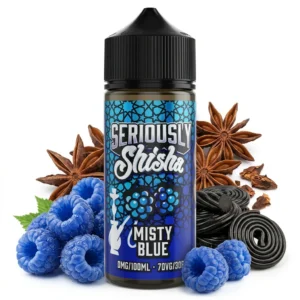 Misty Blue Shortfill E-Liquid by Seriously Shisha 100ml
