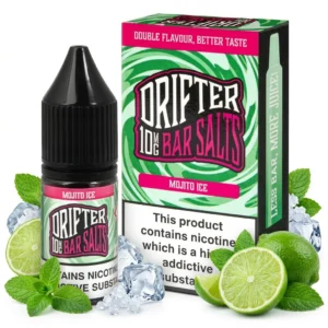 Ice / Slush, Lime, Mint, Mojito Salt Nicotine E-Liquid by Drip Hacks