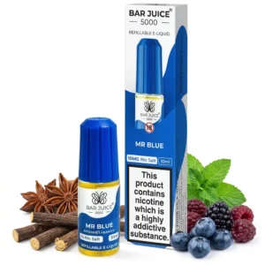 Aniseed / Liquorice, Menthol, Mixed Berries Salt Nicotine by Bar Juice