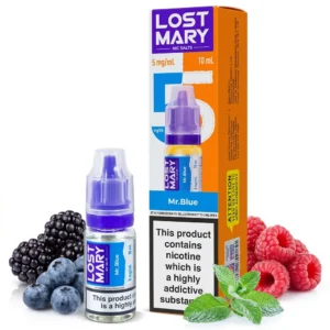 Blackberry, Blueberry, Menthol, Raspberry Salt Nicotine E-Liquid