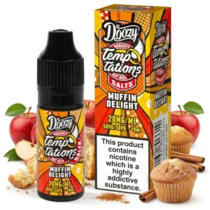 Apple, Cake, Cinnamon Salt Nicotine E-Liquid by Doozy