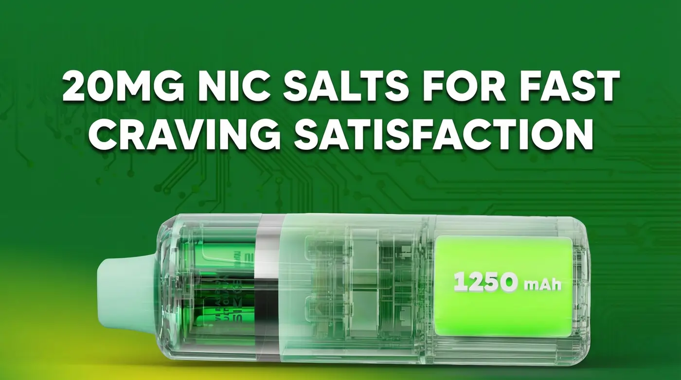 20mg nic salts for fast craving satisfaction