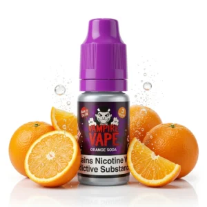 Fizzy / Soda Pop, Orange freebase nicotine E-Liquid by Vampire Vape