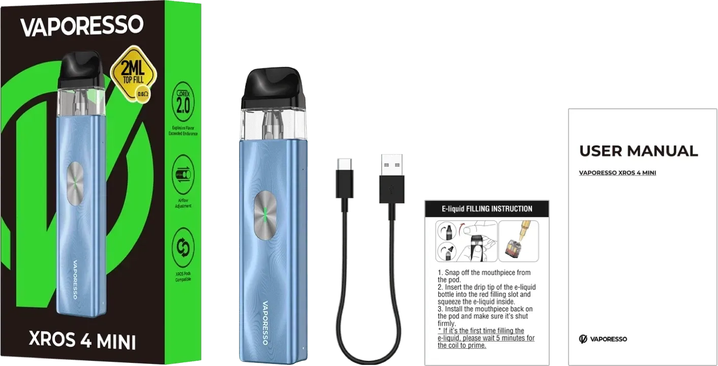Vaporesso XROS 4 Mini Vape Kit-package
