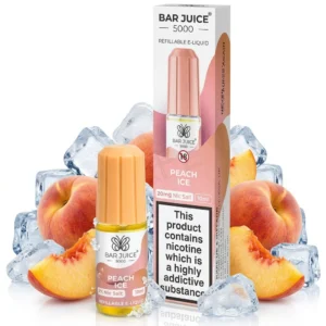 Ice / Slush, Peach Salt Nicotine E-Liquid by Bar Juice